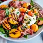 Grilled Nectarine Burrata Prosciutto Salad