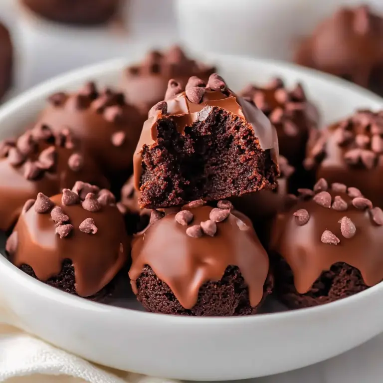 No-Bake Brownie Bites