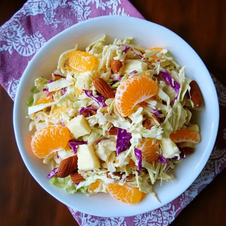 Pineapple Orange Coleslaw Recipe