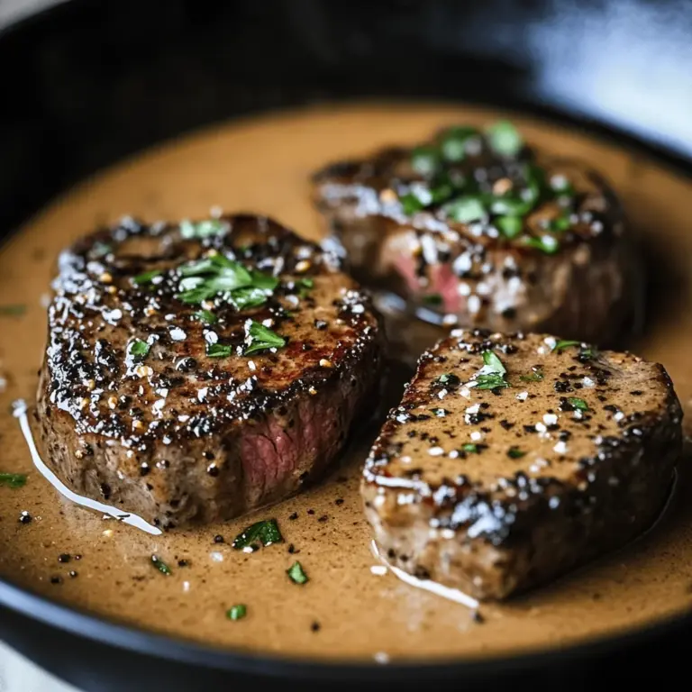 Steak au Poivre