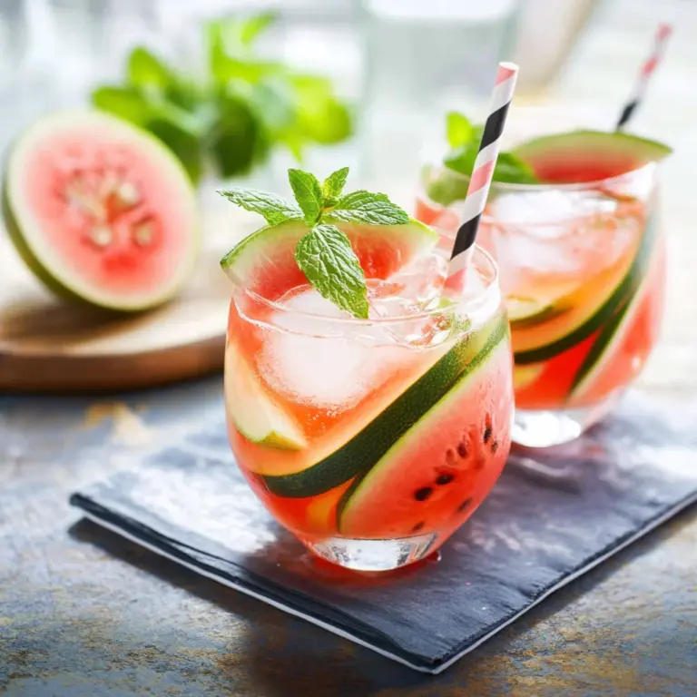 WATERMELON LIME GIN AND TONIC