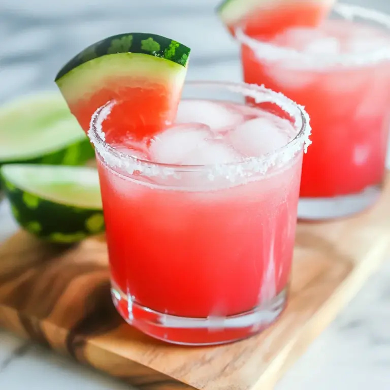 watermelon margarita mocktail