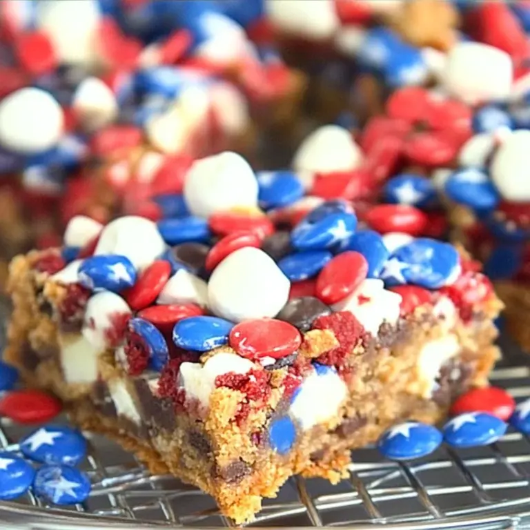 4th of July Magic Cookie Bars