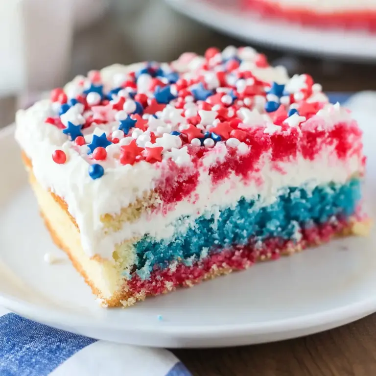 4th of July Poke Cake