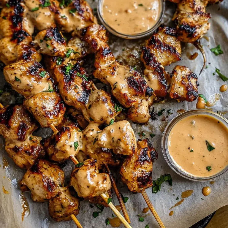 Bang Bang Chicken Skewers