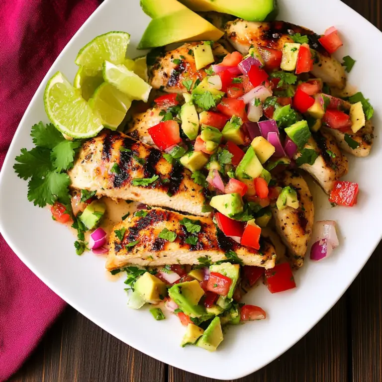 Cilantro-Lime Chicken with Avocado Salsa
