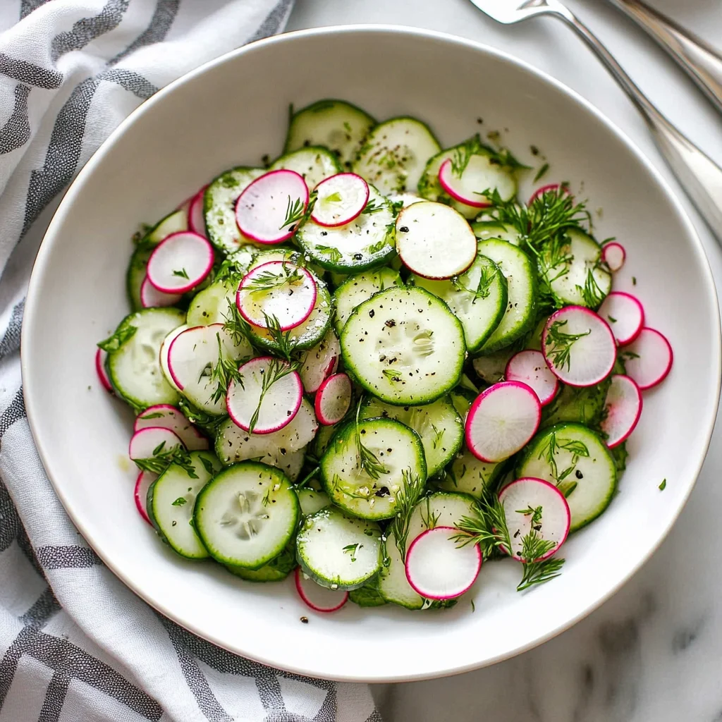 Cucumber Radish Salad