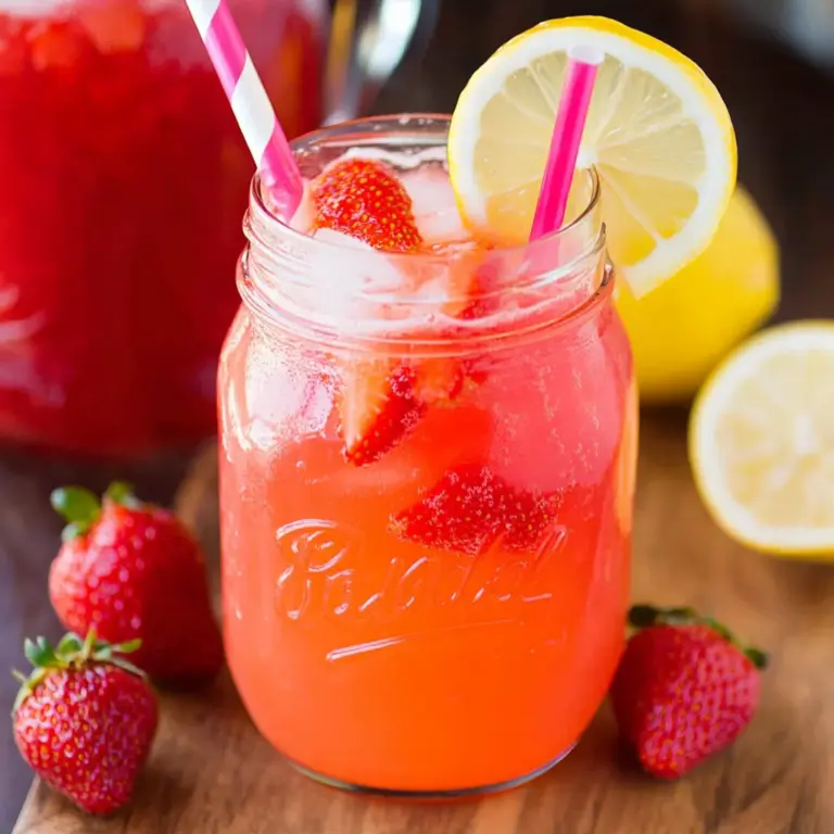 Fresh Strawberry Lemonade
