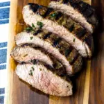 Grilled Mojo-Marinated beef Tenderloin