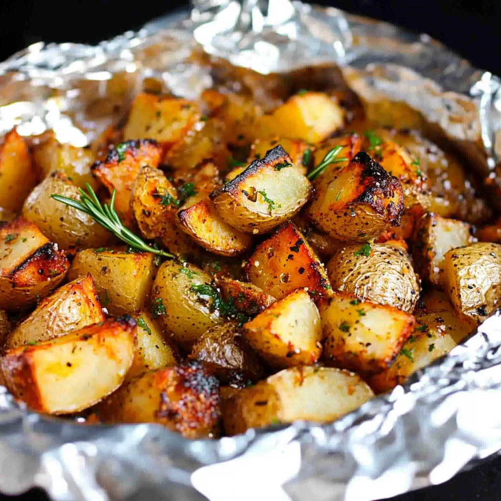 Grilled Potatoes Recipe with Rosemary & Smoked Paprika