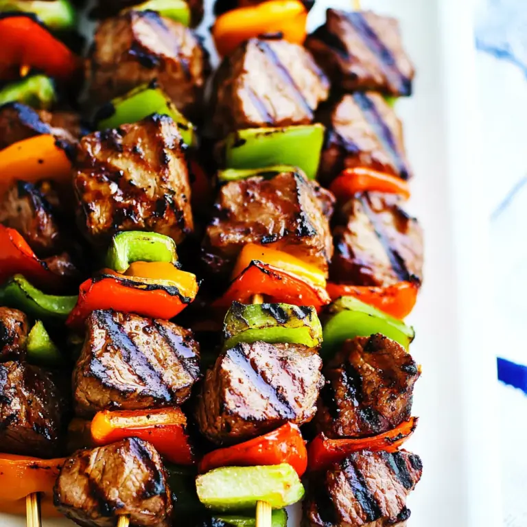 Grilled Steak Kebabs