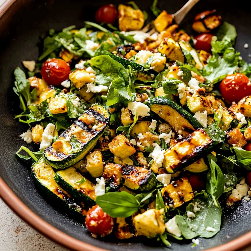 Grilled Zucchini Salad