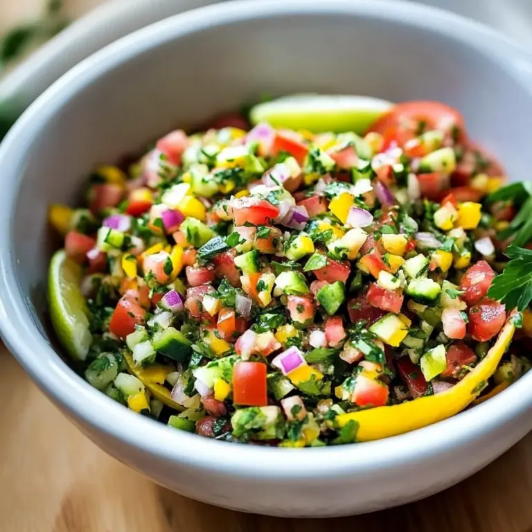 Israeli Salad Recipe