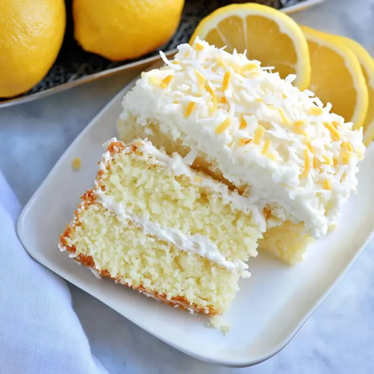 Lemon Coconut Cake