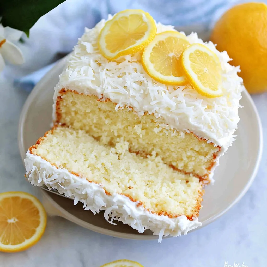 Lemon Coconut Cake