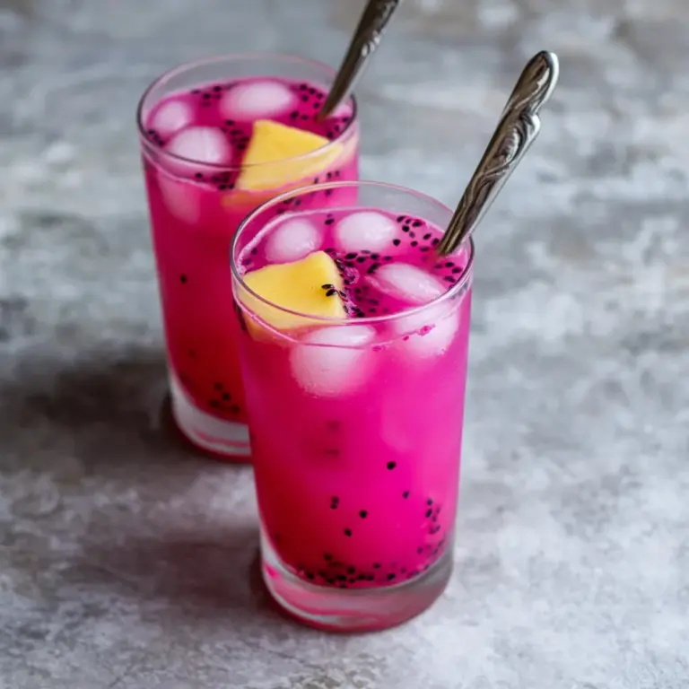 Mango Dragonfruit Lemonade Recipe (+VIDEO)