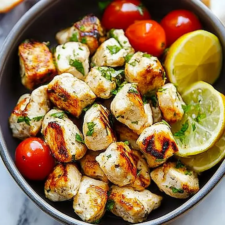 Mediterranean Chicken Bites