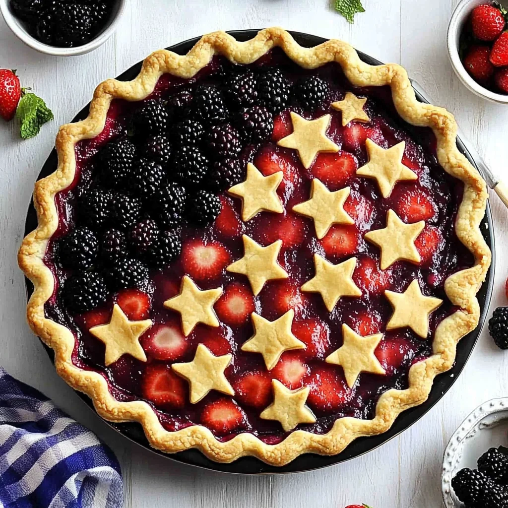 Mixed Berry Pie | Easy Fruit Pie