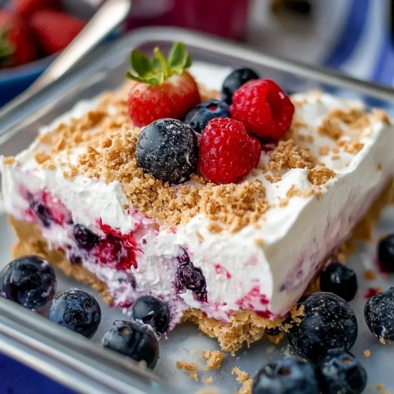 No Bake Berry Dessert Lush Recipe