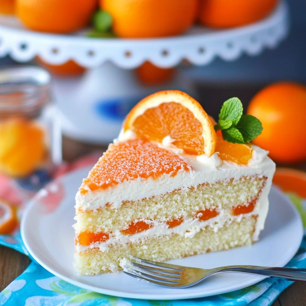 Orange Creamsicle Cake