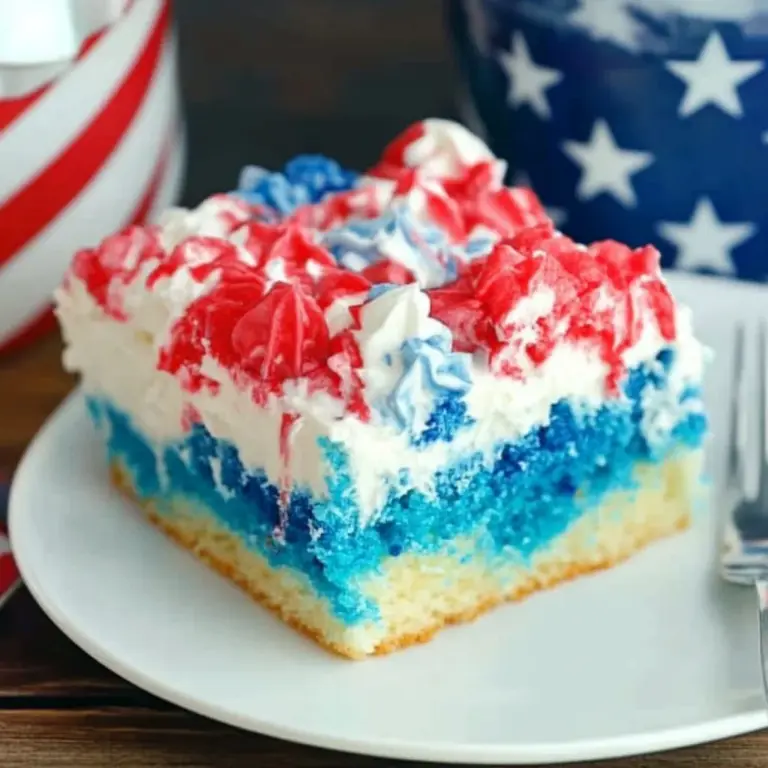 Red, White & Blue Poke Cake