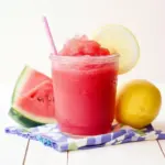 Slushy Blended Watermelon Lemonade