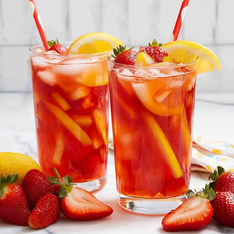 Southern Strawberry Sweet Tea