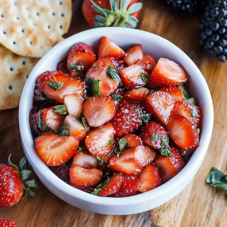 Strawberry Bruschetta