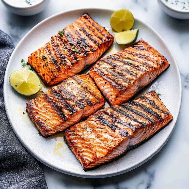 THE BEST Grilled Salmon