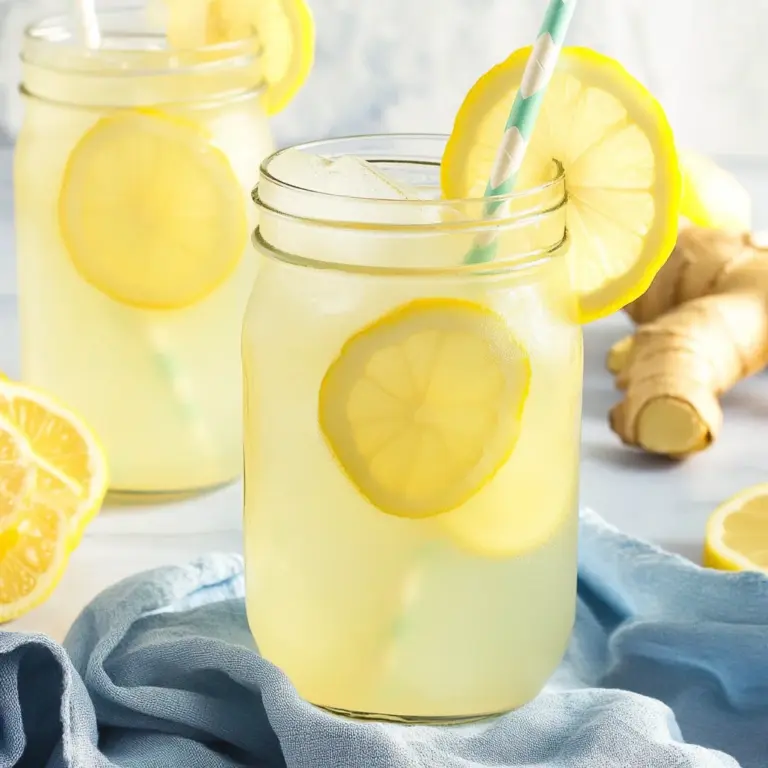 The Best Ginger Lemonade