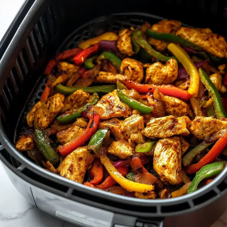 Air Fryer Chicken Fajitas