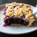 Almond Oat Crumble Blackberry Pie