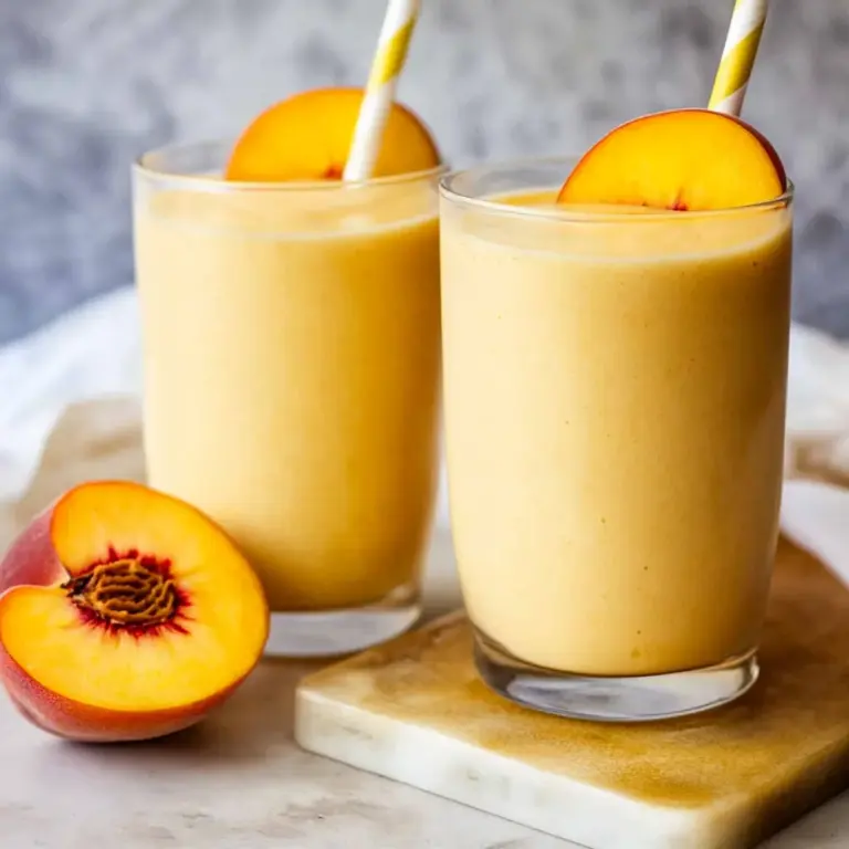Banana Peach Smoothies