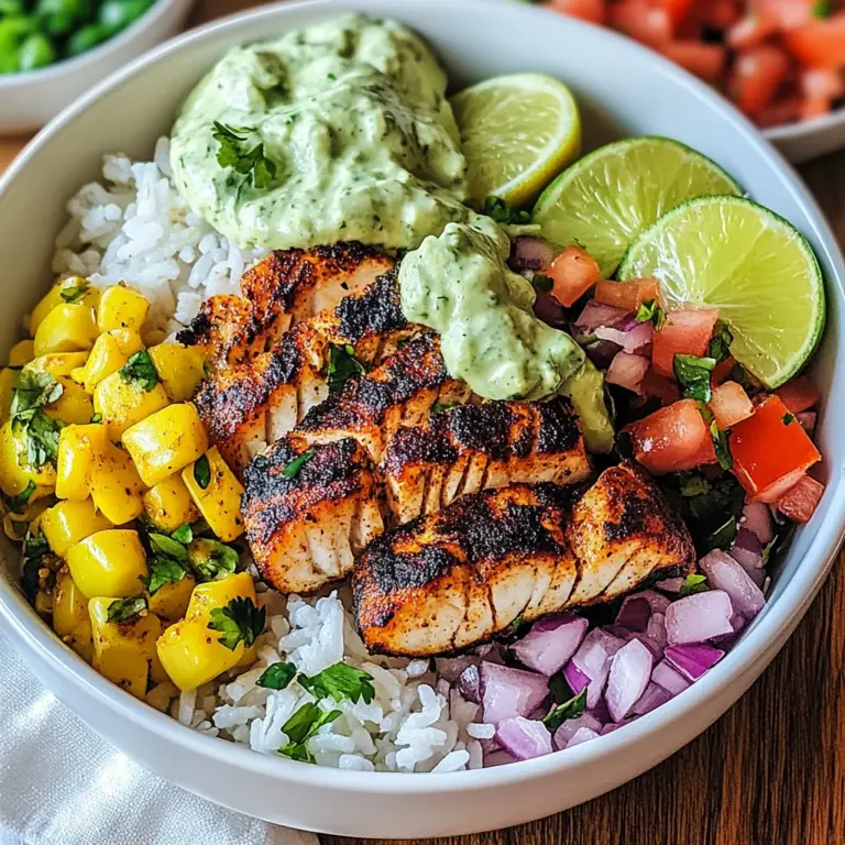 Blackened Fish Taco Bowls