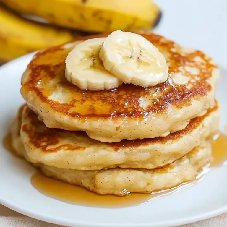 Brown Sugar Banana Pancakes