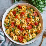 Cheese Tortellini with Summer Veggies
