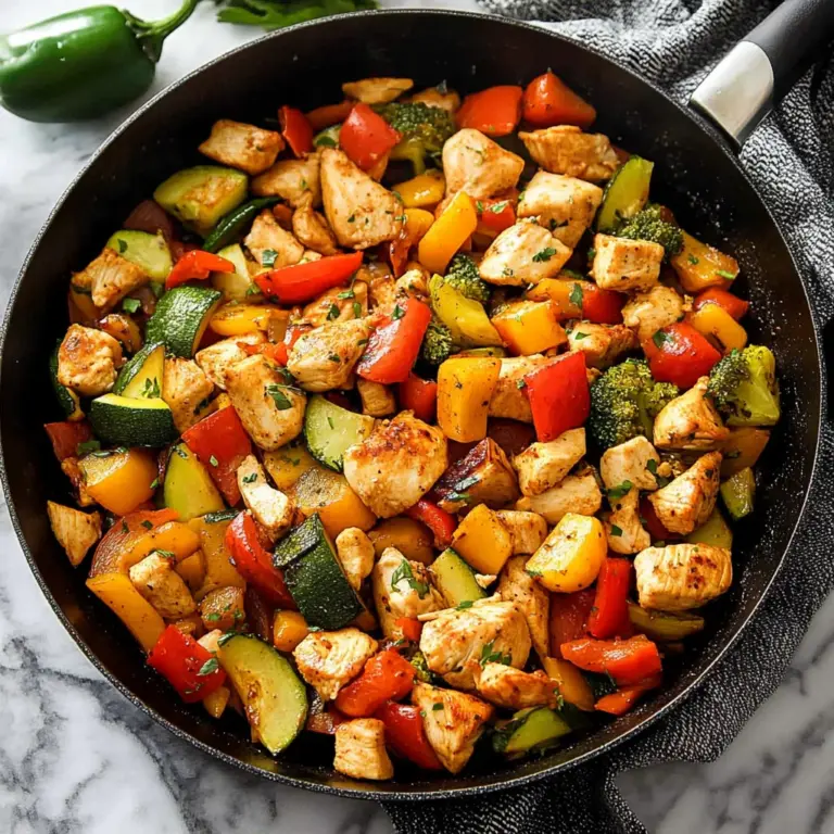 Chicken and Vegetables Skillet Recipe