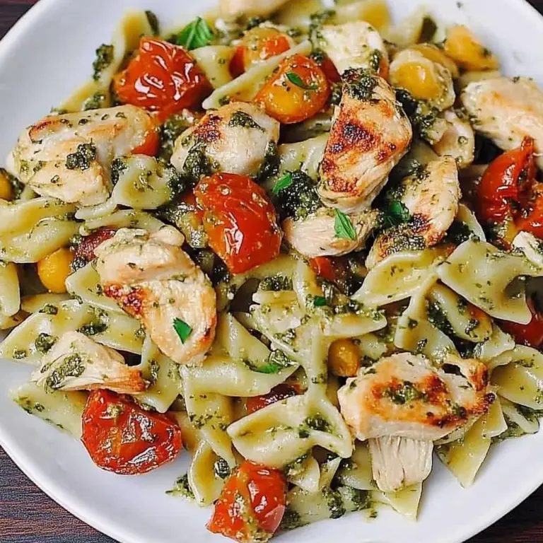 Creamy Chicken Pesto Pasta