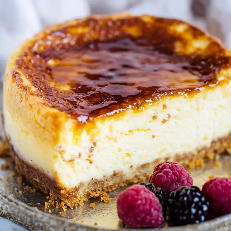Crème Brûlée Cheesecake