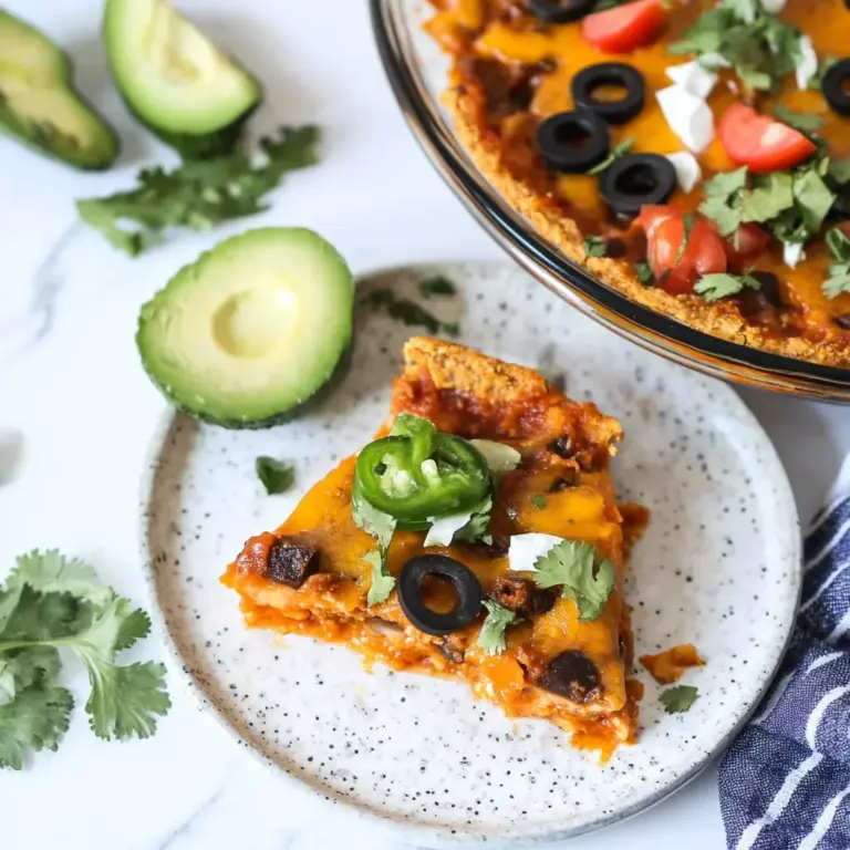 Crustless Taco Pie (Keto Taco Pie + Low Carb, Gluten Free)