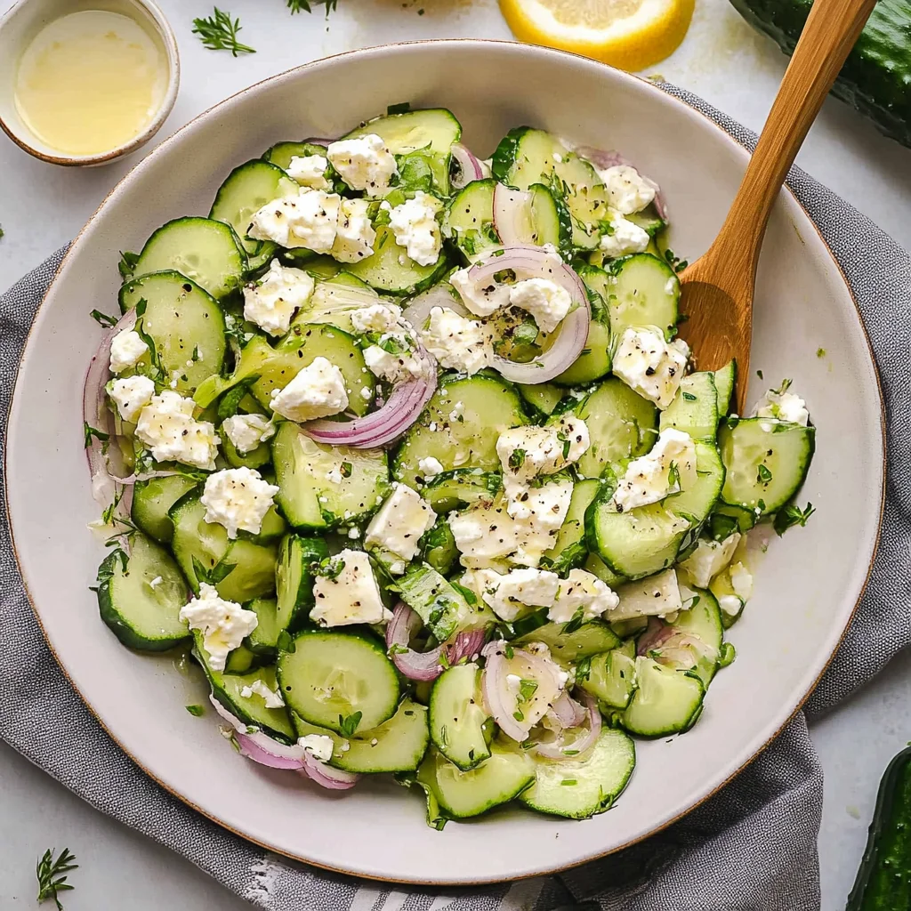 Cucumber Feta Salad