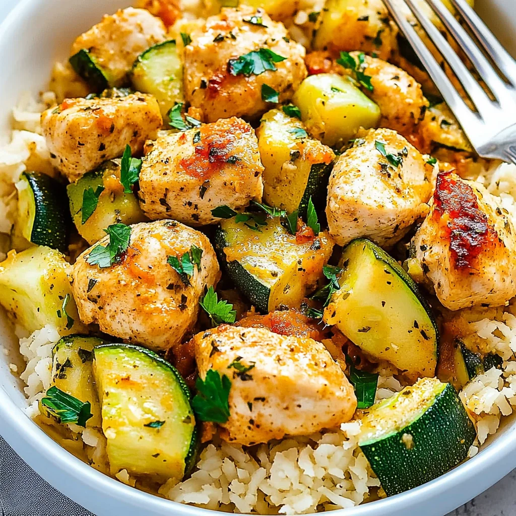 Easy Baked Chicken and Zucchini Recipe