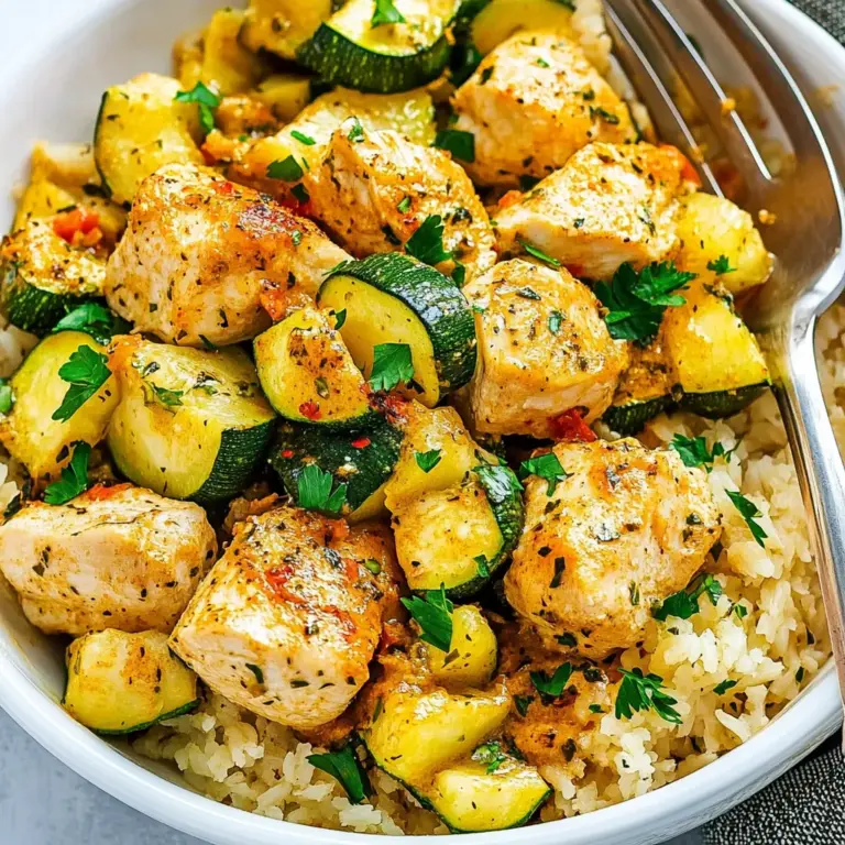 Easy Baked Chicken and Zucchini Recipe