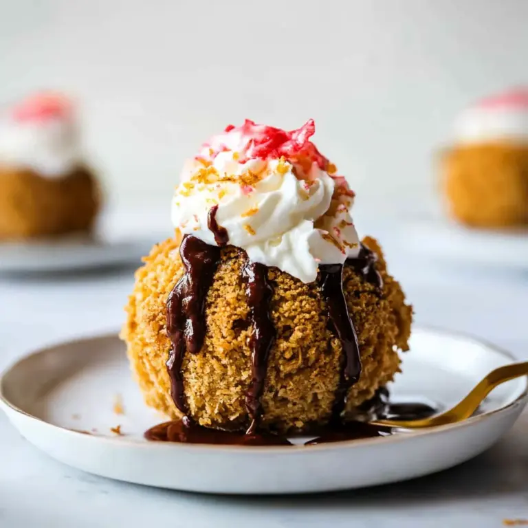 Easy Mexican Fried Ice Cream