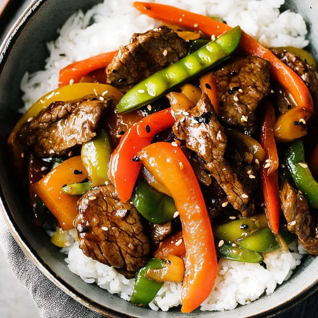 Extra Veggie Steak Stir Fry