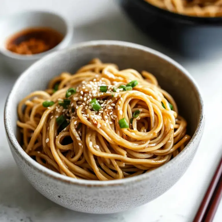 Garlic Sesame Noodles
