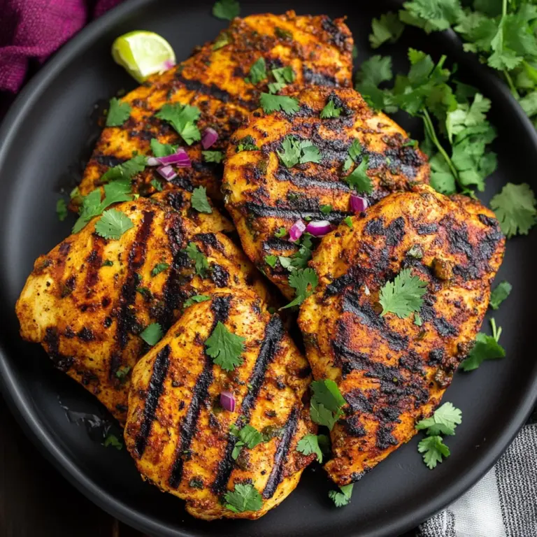 Grilled Moroccan Chicken