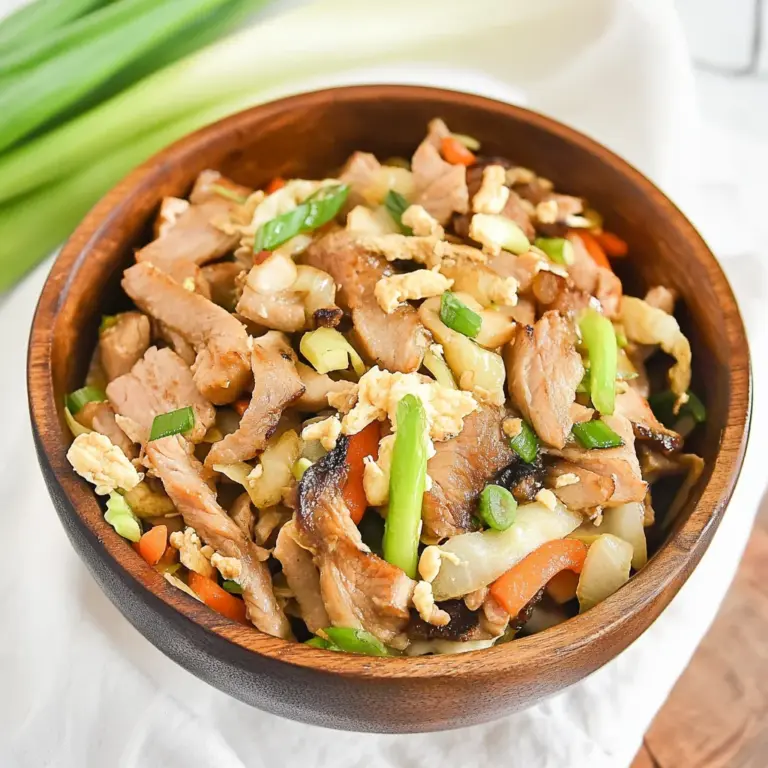 Keto Moo Shu Pork