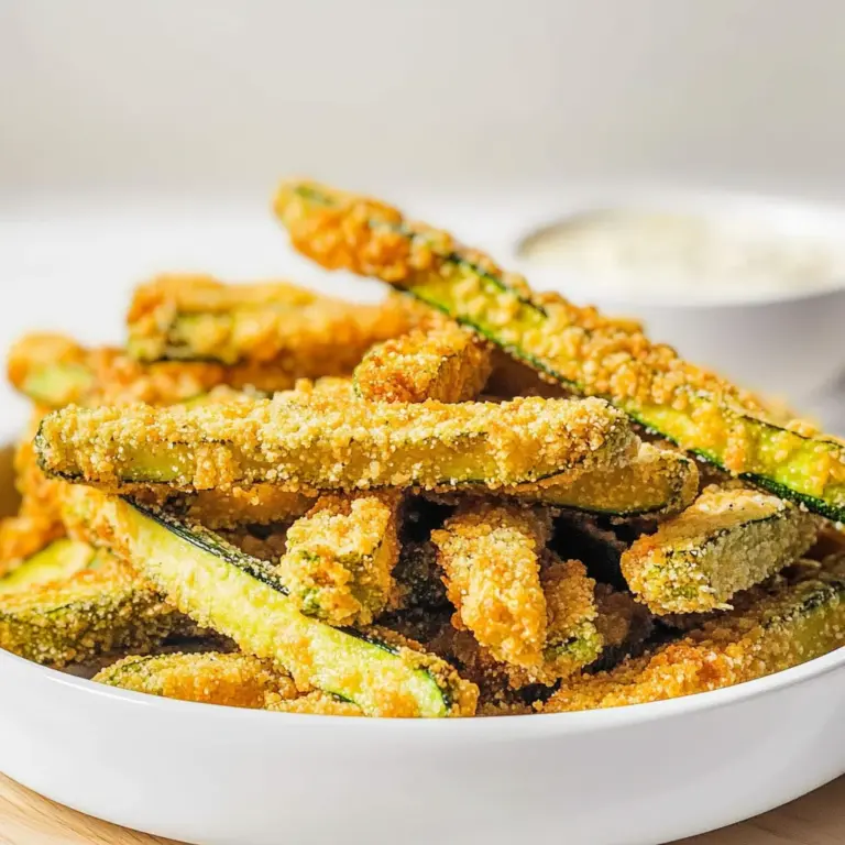 Keto Zucchini Fries