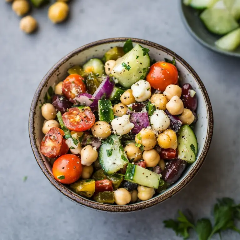 Mediterranean Chickpea Salad
